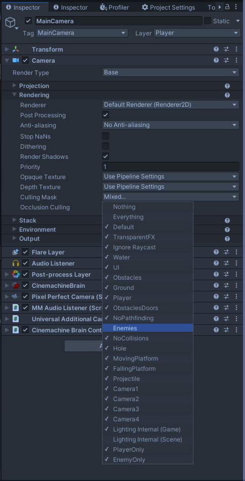 CullingMask