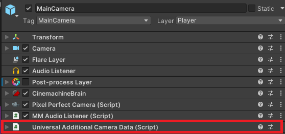 Universal Additional Camera Data